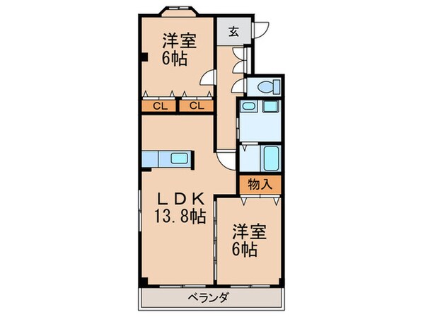 エコトピア上川原の物件間取画像